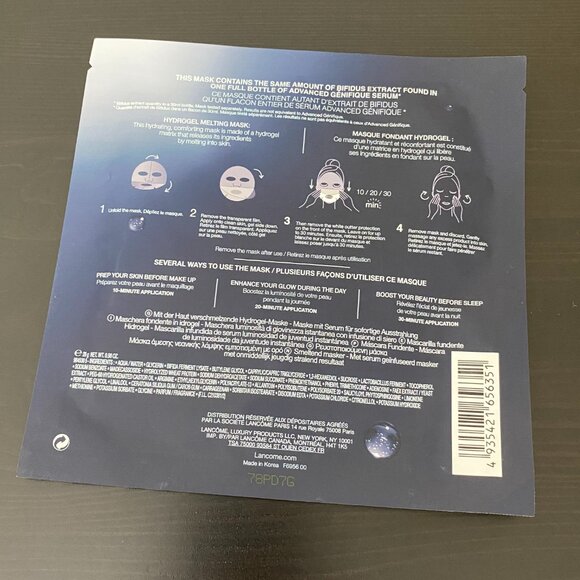 Lancome Advanced Genifique Hydrogel Melting Sheet Mask - Picture 5 of 6